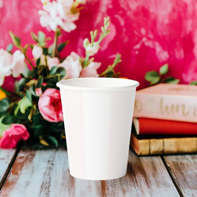 Gobelets En Papier Bande rose et blanche (Créateur téléchargé)