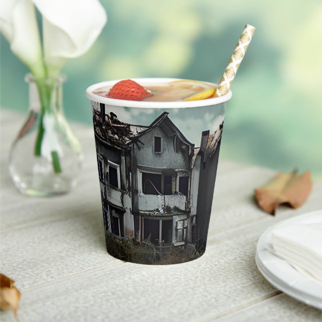 Gobelets En Papier Bâtiments abandonnés | Destruction post-apocalypse (Insitu)