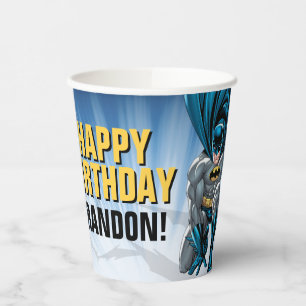 Gobelets En Papier Batman   Joyeux anniversaire