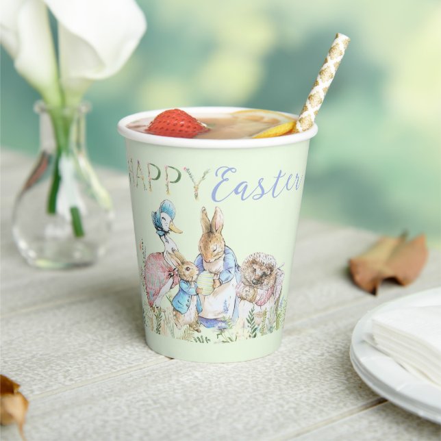 Gobelets En Papier Beatrix Potter Peter le lapin Tasse de papier de P (Insitu)