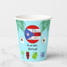 Bebe Boricua Baby Shower Bleu pour Bébé Portoricai