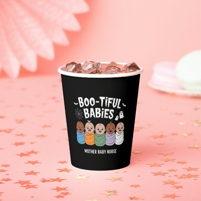Gobelets En Papier Bébés Bootiful Infirmière Mère Bébé Halloween  (Insitu)