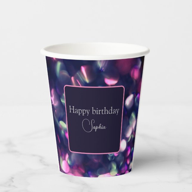 Gobelets En Papier Berry Sparkle tasse de papier (Recto)