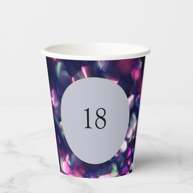 Gobelets En Papier Berry Sparkle tasse de papier (Recto)