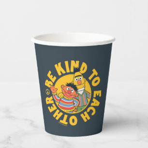 Gobelets En Papier Bert et Ernie   Être gentil les uns envers les aut