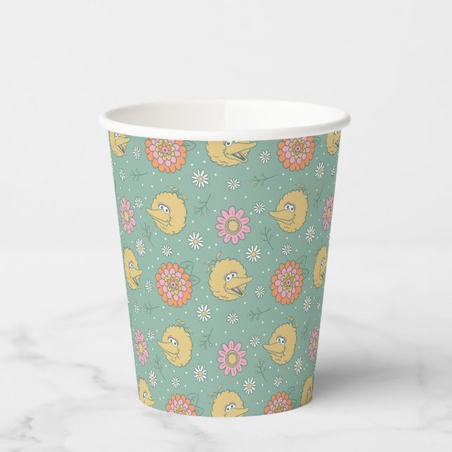 Gobelets En Papier Big Bird | Good Vibes Floral Pattern (Gauche)