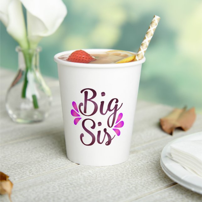 Gobelets En Papier Big Sis (Insitu)