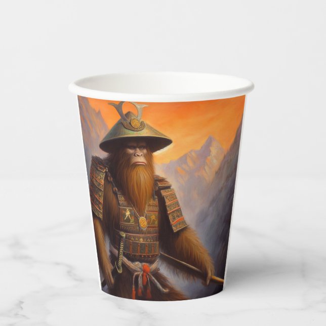 Gobelets En Papier Bigfoot Samurai (Recto)