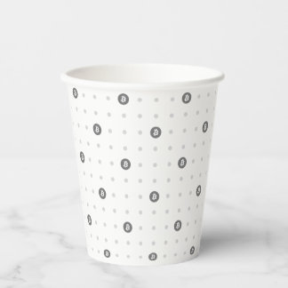 Gobelets En Papier Bitcoin Polka Dot 8oz Paper Cup