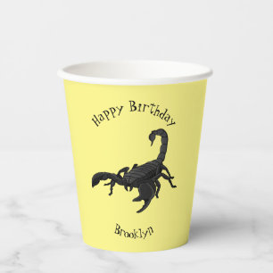 Gobelets En Papier Black hungry scorpion