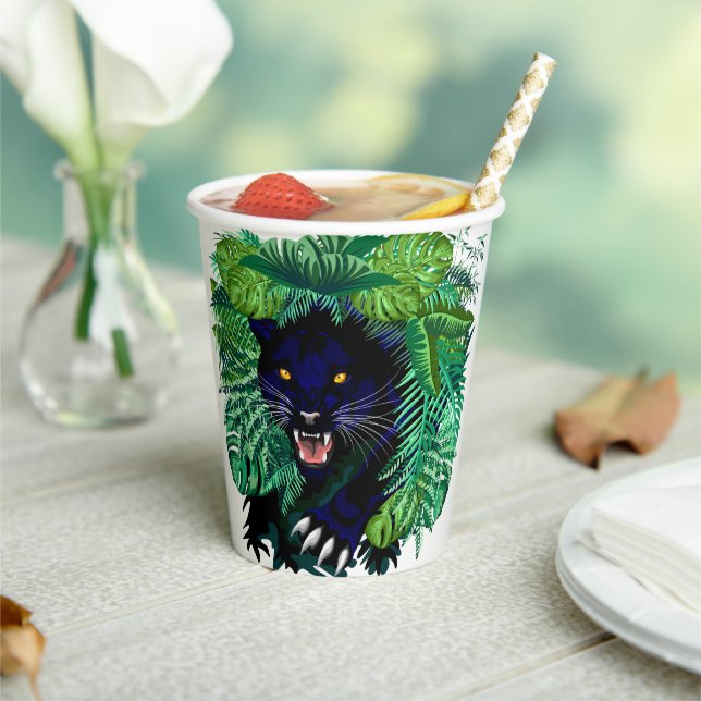 Gobelets En Papier Black Panther Spirit of the Jungle (Insitu)