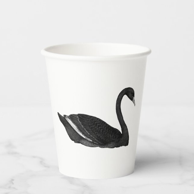 Gobelets En Papier Black Swan, événement (Recto)
