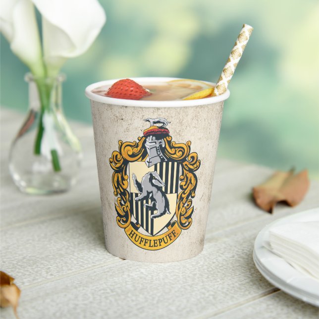 Gobelets En Papier Blason de Poufsouffle (Insitu)