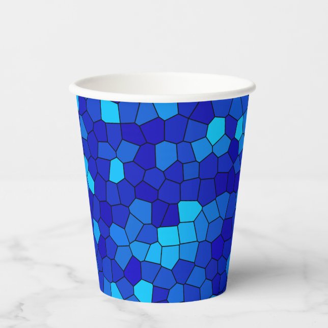 GOBELETS EN PAPIER BLEU (Recto)
