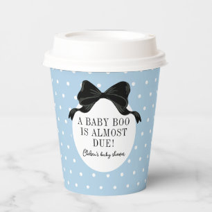 Gobelets En Papier Blue Halloween Thème Baby Boo Douche