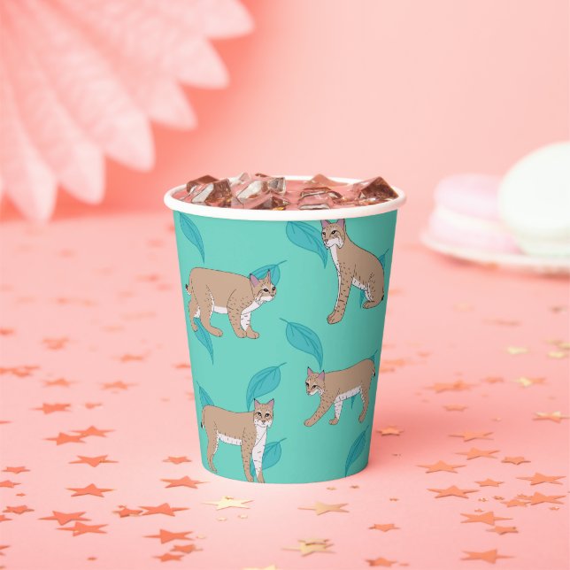 Gobelets En Papier Bobcats (Insitu)