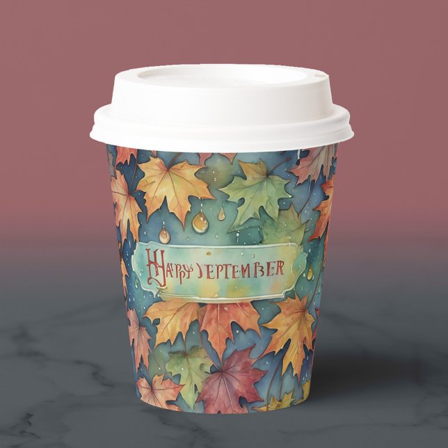 Gobelets En Papier Bon septembre (Créateur téléchargé)