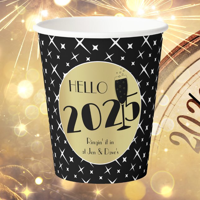 Gobelets En Papier Bonne année (Créateur téléchargé)