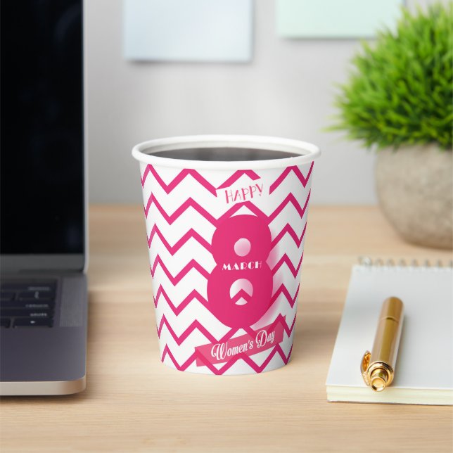 Gobelets En Papier Bonne journée des femmes ! Fête internationale du  (Insitu)