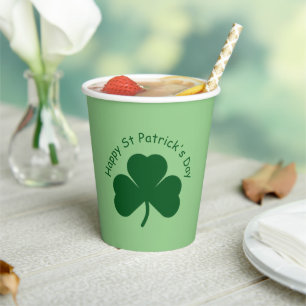 Gobelets En Papier Bonne Saint Patrick's Day