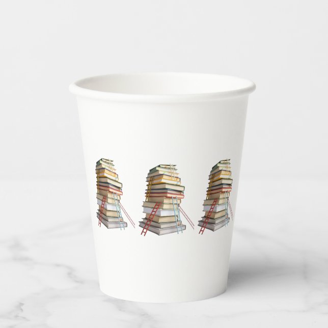 Gobelets En Papier Book Mug Gifts for Book Lovers (Recto)