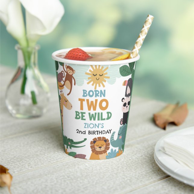 Gobelets En Papier Born Two Be Wild Boy  (Insitu)