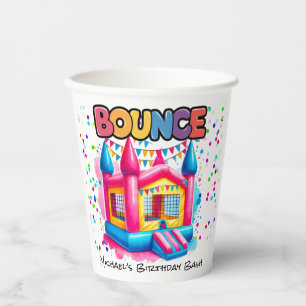 Gobelets En Papier Bounce House Anniversaire Bash