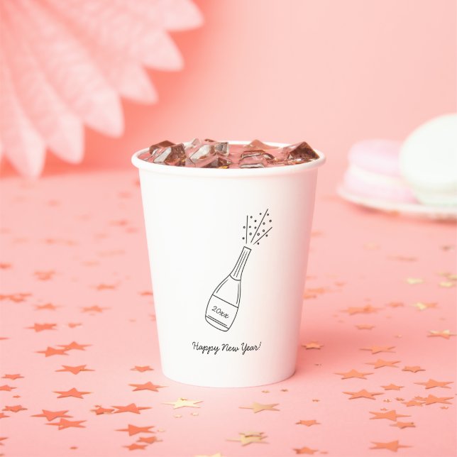 Gobelets En Papier Bouteille de champagne de mousseux Bouteille Nouve (Insitu)