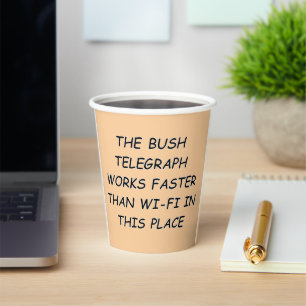 Gobelets En Papier Bush Telegraph