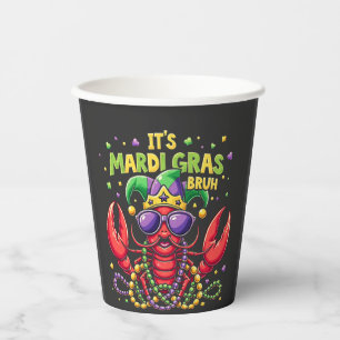 Gobelets En Papier C’est Mardi Gras Bruh Funny Shrimp New Orleans