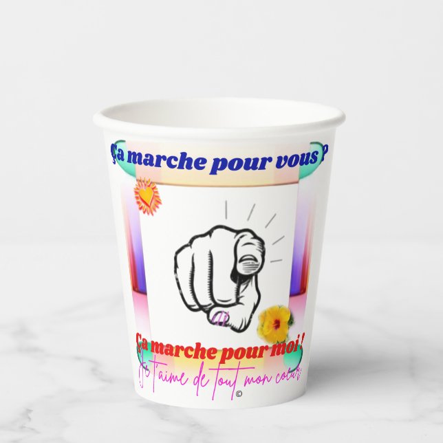 Gobelets En Papier ça-marche-pour-vous ? (Recto)