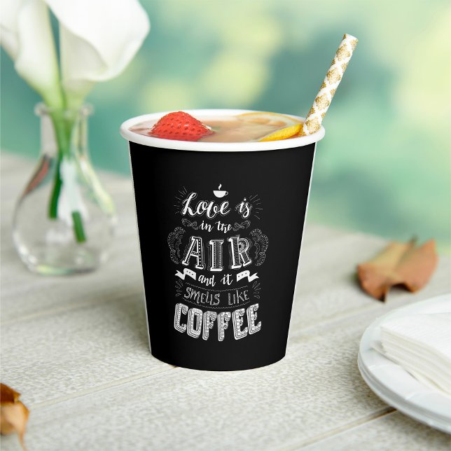 Gobelets En Papier Ça sent le café  (Créateur téléchargé)