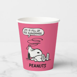Gobelets En Papier cacahuètes La vie est pleine de Rude Awakenings