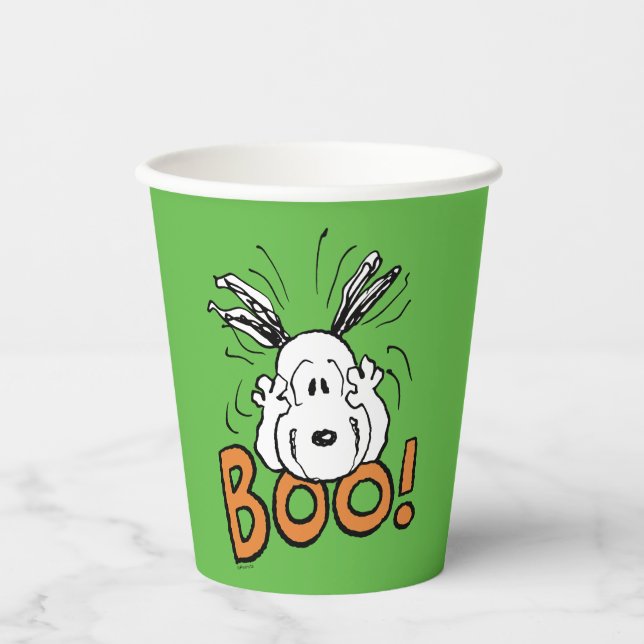 Gobelets En Papier cacahuètes | Snoopy Boo (Recto)