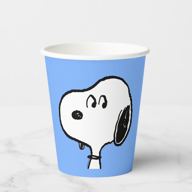 Gobelets En Papier cacahuètes | Snoopy Looks (Recto)