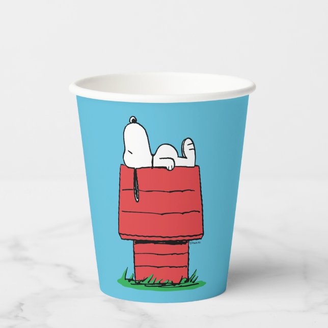 Gobelets En Papier cacahuètes | Snoopy Napping (Recto)