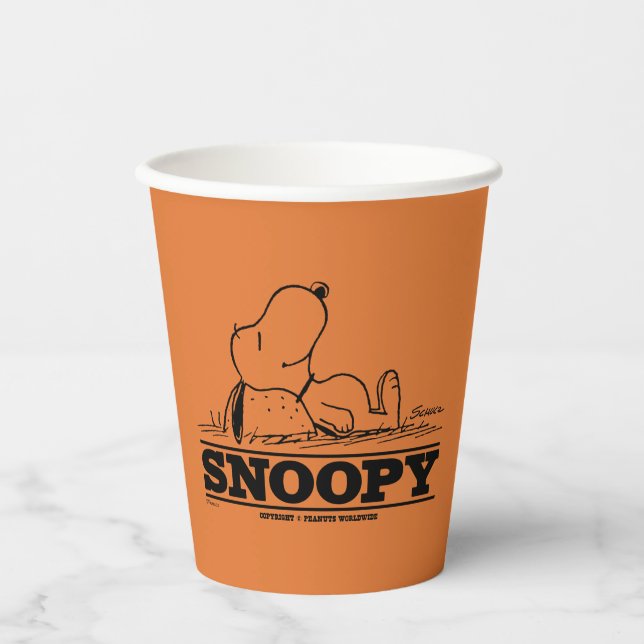 Gobelets En Papier cacahuètes | Snoopy Reest Break (Recto)