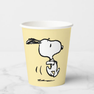 Gobelets En Papier cacahuètes   Snoopy Running
