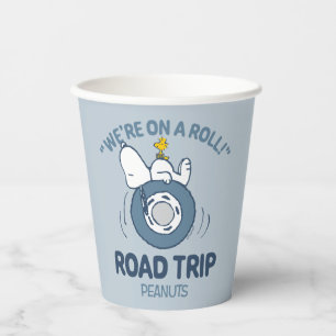 Gobelets En Papier cacahuètes Snoopy & Woodstock Road Triage