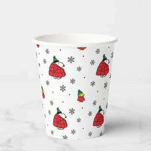 Gobelets En Papier cacahuètes Veste Snoopy Red Puffer