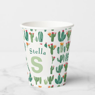 Gobelets En Papier Cactus thème Southwest Charm Paper Cup