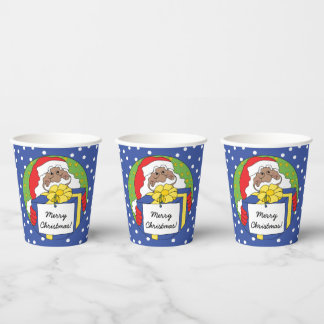 Gobelets en papier "Cadeaux du Père Noël" 250 ml