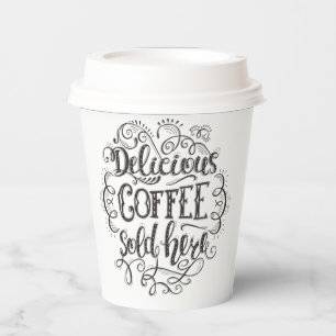 Gobelets En Papier Café Délicieux vendu ici Ajouter votre logo