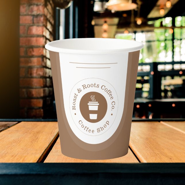 Gobelets En Papier Café professionnel moderne (Créateur téléchargé)