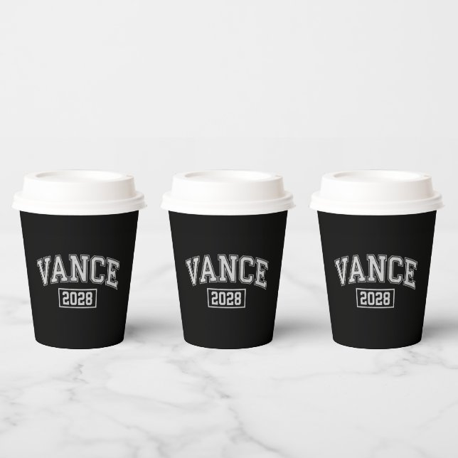 Gobelets En Papier Campagne de l'élection présidentielle de JD Vance  (Multi)