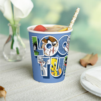 Gobelets En Papier Caractères LOONEY TUNES™ en lettres