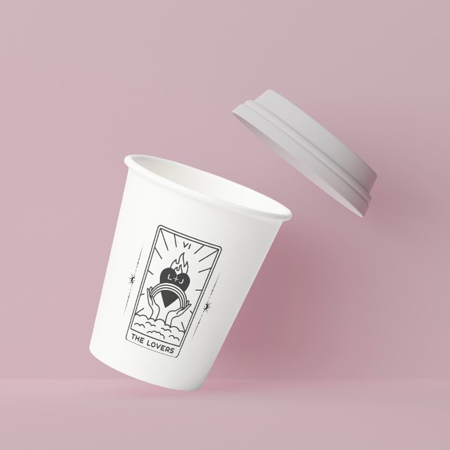 Gobelets En Papier Cartes Tarot | FÊTE DES MARIÉES | MARIAGE | Tarot  (Créateur téléchargé)