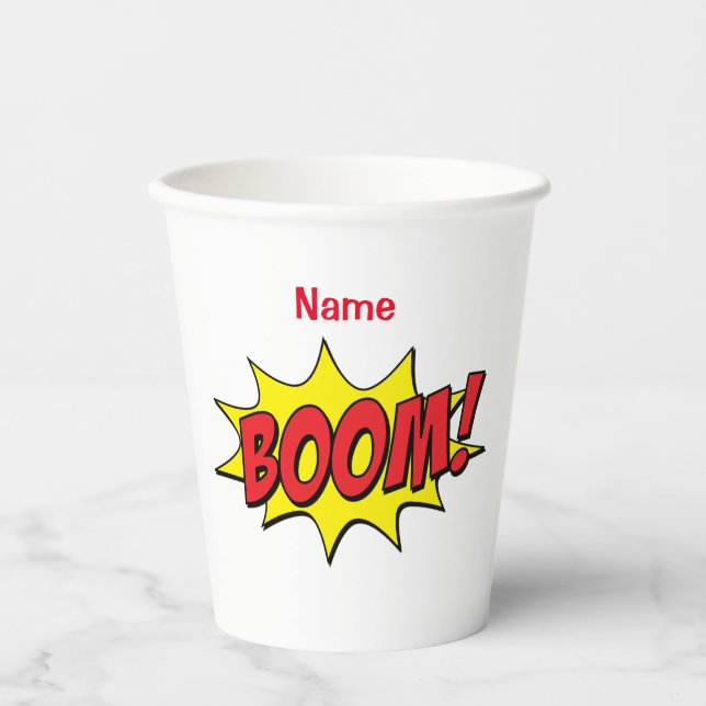 Gobelets En Papier Cartoon Boom Thunder_Cove (Recto)
