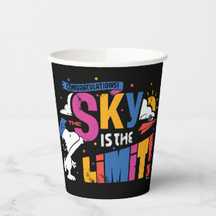 Gobelets En Papier Casse-noisette Snoopy Sky Is The Limit Diplômé