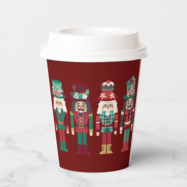 Gobelets En Papier Casse-noisettes de décoration de Noël (Verso)